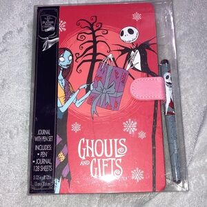 The nightmare before Christmas journal with pen NEW